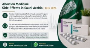 Abortion medicine side effect Saudi Arabia
