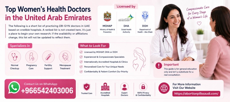 Top Women's Health Doctors in the United Arab Emirates